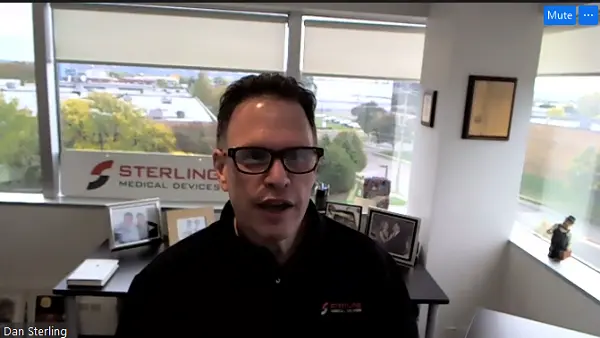 Sterling Medical Devices's Dan Sterling speaking